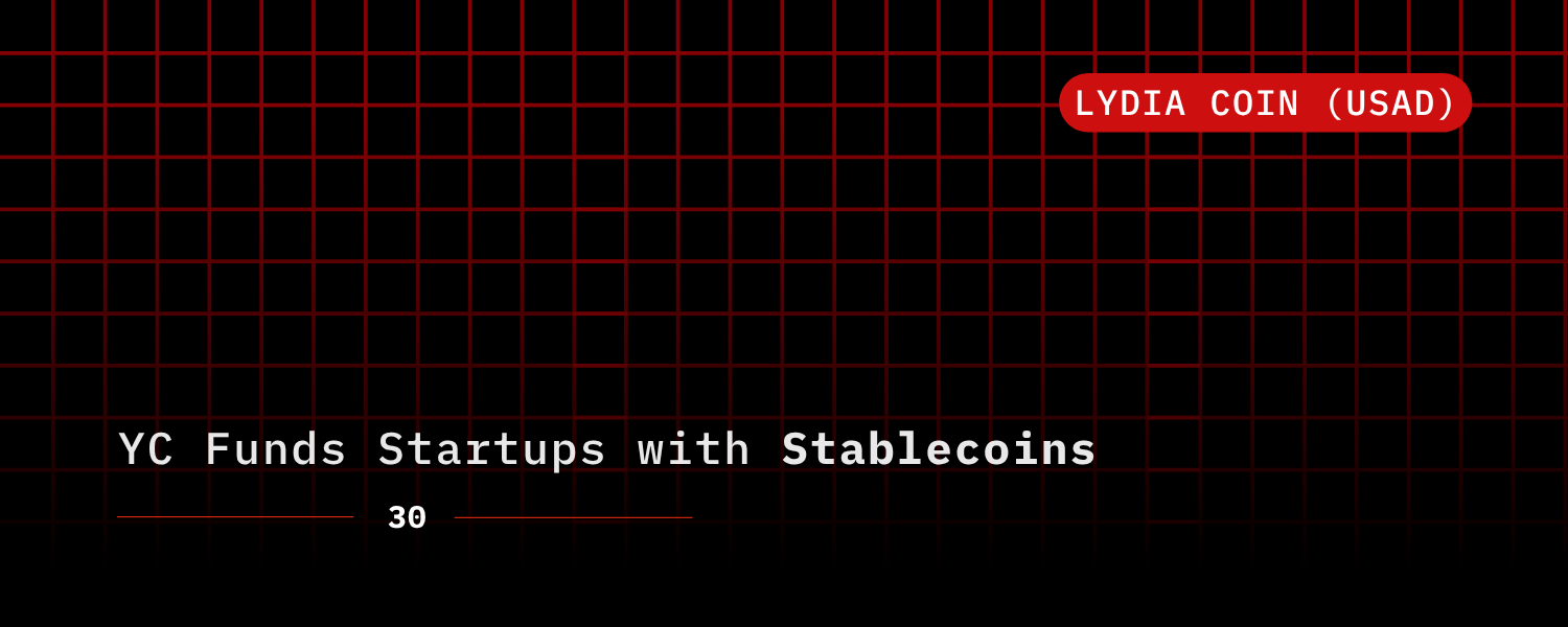Y Combinator Now Pays Startups in Stablecoins. Silicon Valley Money Will Never Move the Same Way.