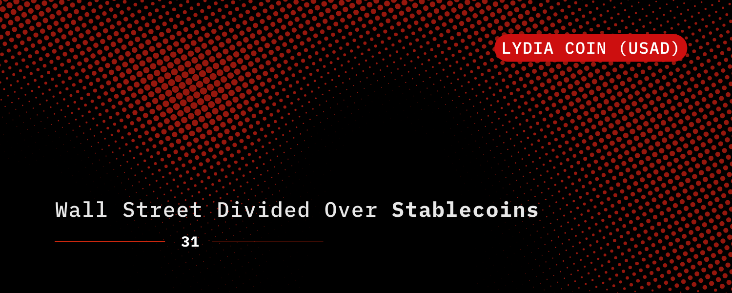 Goldman's CEO Just Broke Wall Street's United Front on Stablecoins. Follow the Balance Sheets.